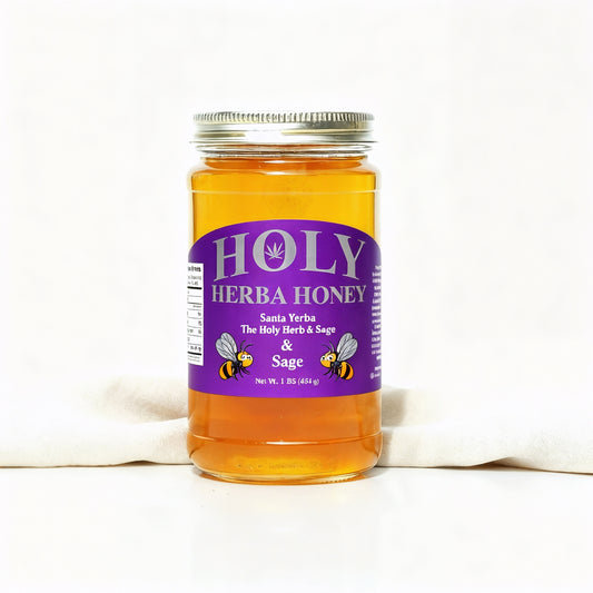 16oz HolyHerba Honey NO CBD
